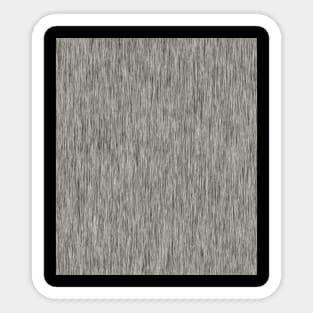 Noir rain - minimalist art - grey texture Sticker
